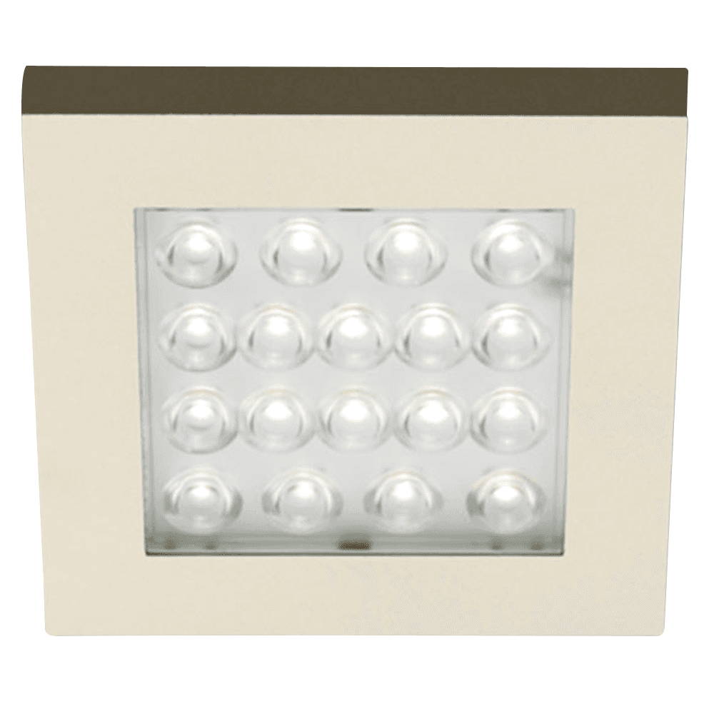 EQ LED 1.2W Warm White Spot Light, 2-5/8", Stainless Steel