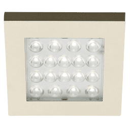 EQ LED 1.2W Warm White Spot Light, 2-5/8", Stainless Steel