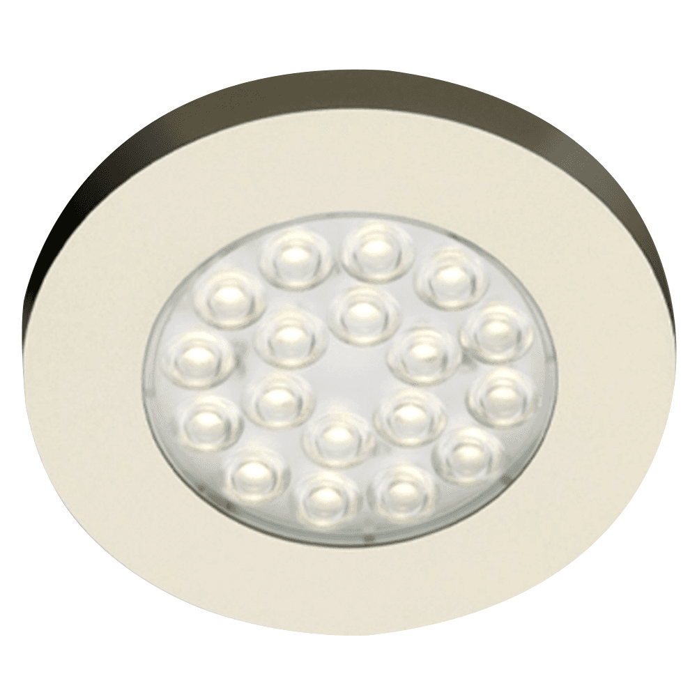ER LED 1.2W Cool White Spot Light, 3", Stainless Steel