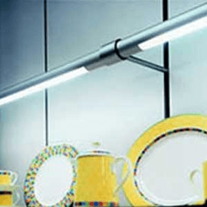 Fluorescent 35W 5' Lighting Element, Aluminum Finish