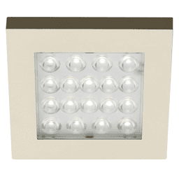 EQ LED 1.2W Warm White Spot Light, 3", Stainless Steel