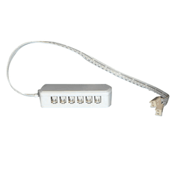NVK6/4 Terminal Block for 10W Halogen Spotlights, 2-1/2", White
