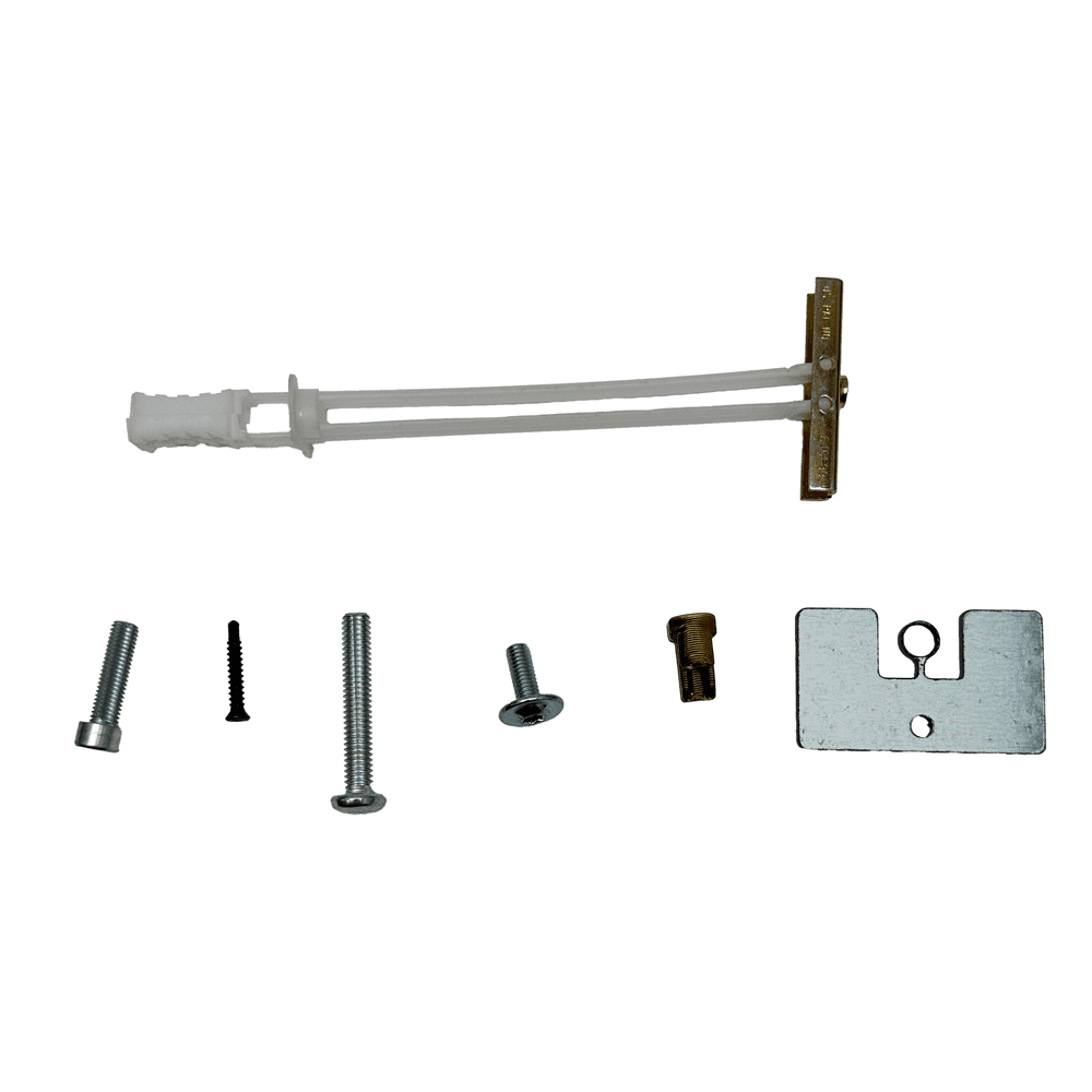 Drywall/Steel Conversion Kit for Innovashelf T-LOC-15 Floating Shelf Brackets.
