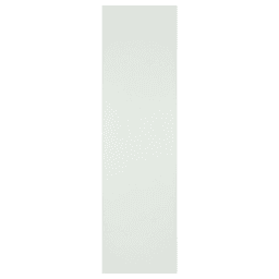 7-3/4" Flat White Door Non-Electric Ironing Center with 46" Swiveling Board/Right-Side Hinge, Unfinished Finish