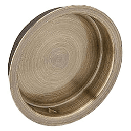 2-7/16" Flush Pull, Blackened Brass