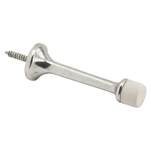 7/8" Base Door Stop, Aluminum