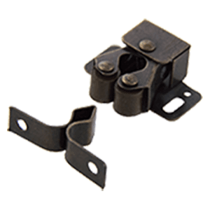 Double Roller Catch, Zinc Plated