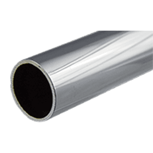 1-1/16" Diameter x 12' Long Heavy-Duty Round Closet Rod, Chrome Plated Finish