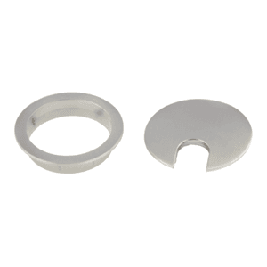 2-1/2" Metal Grommet, Satin Nickel