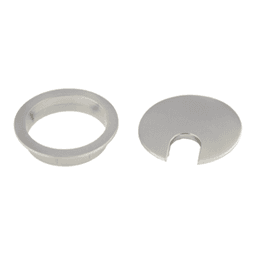 2-1/2" Metal Grommet, Satin Nickel