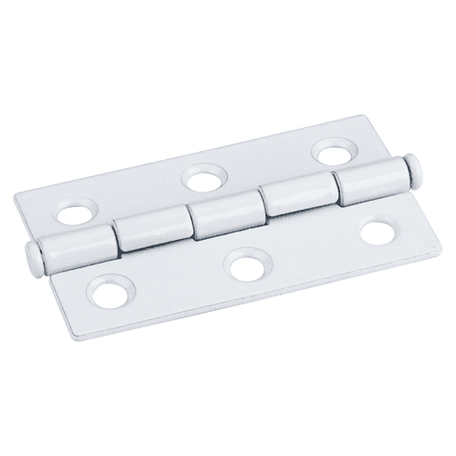 Shutter Butt Hinge with Loose Pin, White