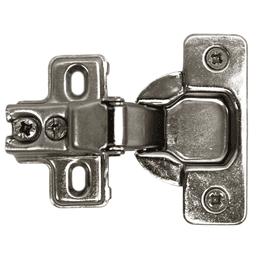 H280.S-D 105° Opening Euro Face Frame Hinge, 45mm Boring Pattern, Self-Closing, 1/2" Overlay, Dowelled