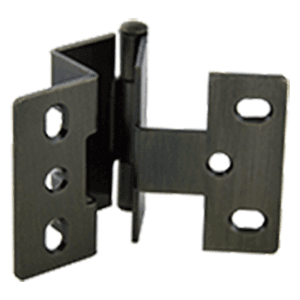 270° Opening Armoire Hinge, Antique Brass