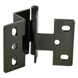 270° Opening Armoire Hinge, Antique Brass