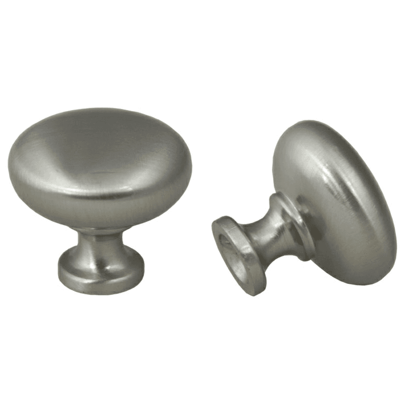 31mm St. Louis Mushroom Knob, Satin Nickel