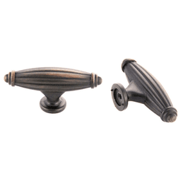 65mm Traditional T-Handle Deco Knob, Oil-Rubbed Bronze
