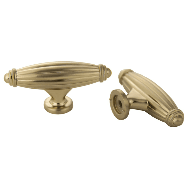 65mm Traditional T-Handle Deco Knob, Rose Gold