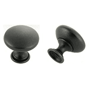 30mm Round Knob, Weathered Black