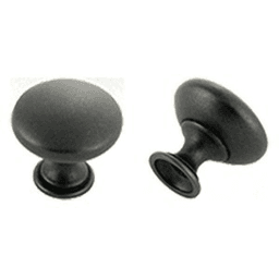 30mm Round Knob, Weathered Black