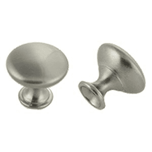 30mm Round Knob, Satin Chrome