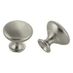 30mm Round Knob, Satin Chrome
