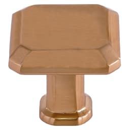 28mm Madison Square Knob, Rose Gold