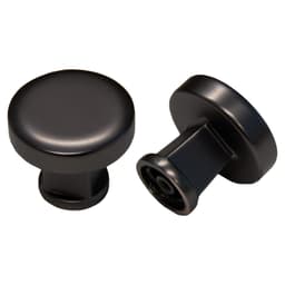 32mm Colorado Round Knob, Dark Pewter