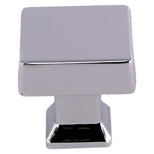 29.8mm Colorado Square Knob, Polished Chrome