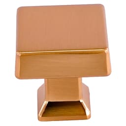 29.8mm Colorado Square Knob, Rose Gold