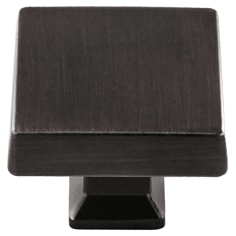 37mm Colorado Square Oversized Knob, Dark Pewter