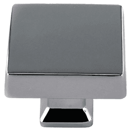 37mm Colorado Square Oversized Knob, Satin Nickel