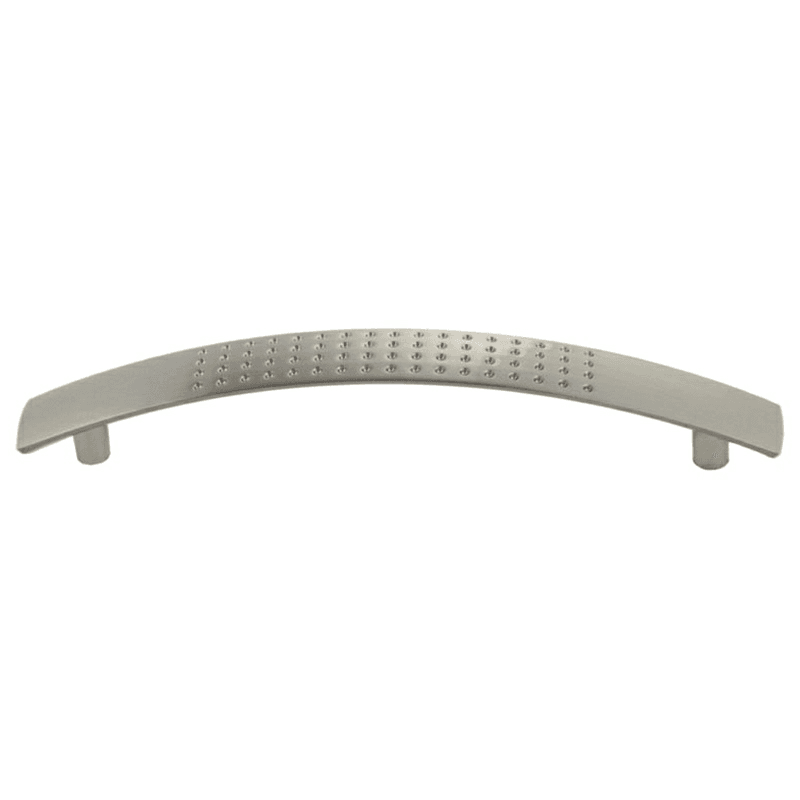 128mm Traditional Dimpled Pull, Satin Nickel