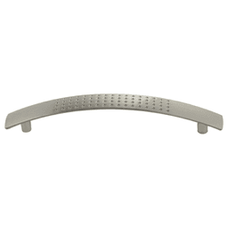 128mm Traditional Dimpled Pull, Satin Nickel