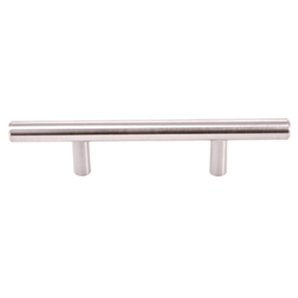 3" T-Bar Pull, Satin Nickel, 6" Length