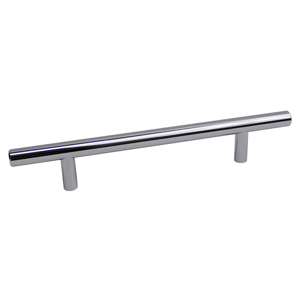 5" T-Bar Pull, Polished Chrome
