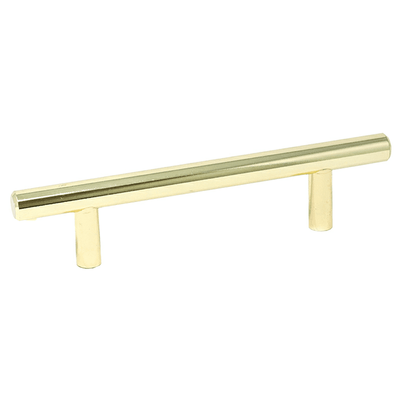 96mm Bar Pull, Polished Brass, 152mm Length