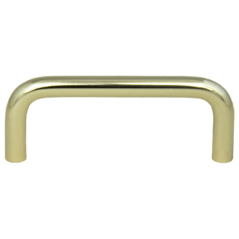 3" Wire Pull, Polished Brass