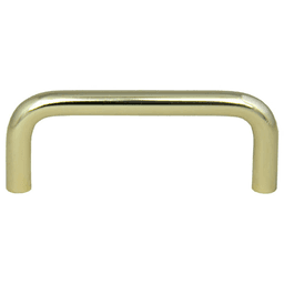 3" Wire Pull, Polished Brass
