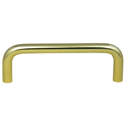 3-1/2" Wire Pull, Polished Brass
