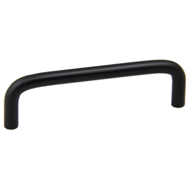 4" Wire Pull, Matte Black, 110mm Length