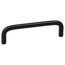 4" Wire Pull, Matte Black, 110mm Length