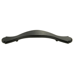 3" Traditional Deco Arch Pull, Weathered Black