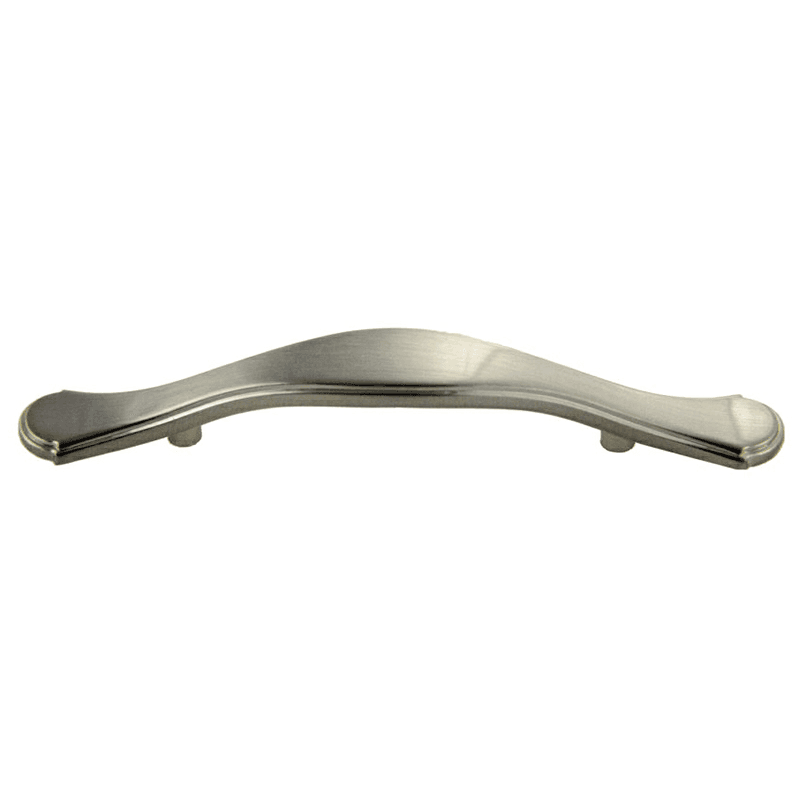 3" Traditional Deco Arch Pull, Satin Nickel
