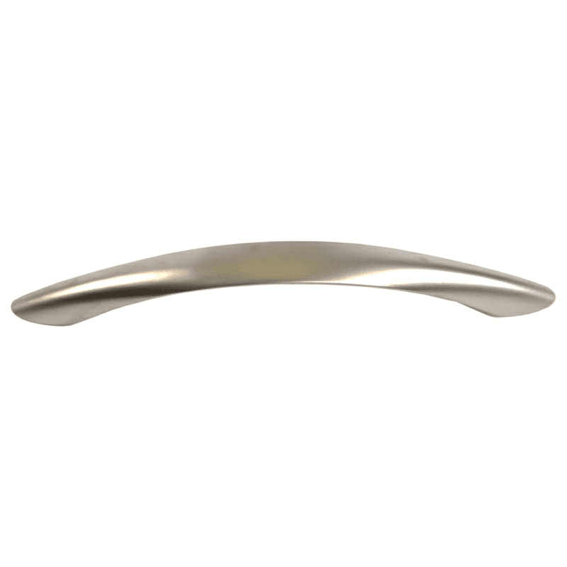 128mm Flat Top Arch Pull with Screw, Dull Nickel Powder