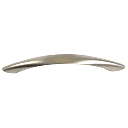 128mm Flat Top Arch Pull with Screw, Dull Nickel Powder