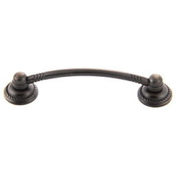 96mm Traditional Deco Bow Pull, Oil-Rubbed Bronze