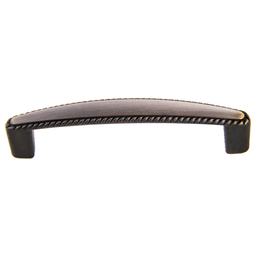 96mm Traditional Deco Handle Pull, Oil-Rubbed Bronze, 118mm Length