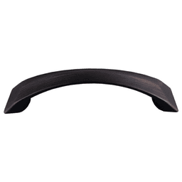 96mm Modern Deco Bow Arch Pull, Oil-Rubbed Bronze