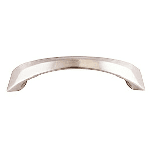96mm Modern Deco Bow Arch Pull, Polished Chrome