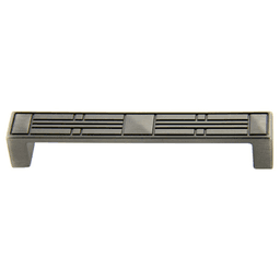 128mm Craftsman Handle Pull, Antique Satin Pewter